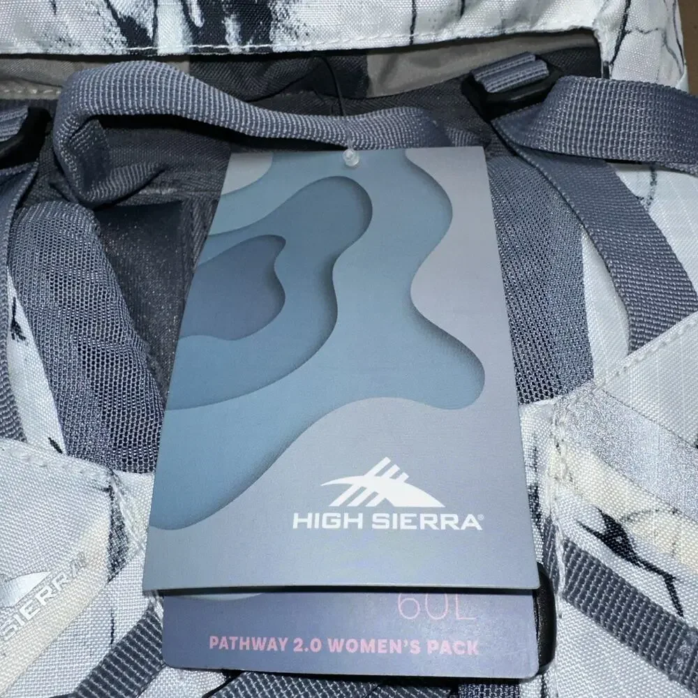 High Sierra Pathway 2.0 Women's 60L Backpack Cracked Ice/Grey Blue
